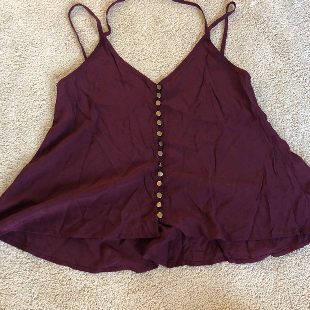 Button Up Backless Tank - Picture 2 of 5